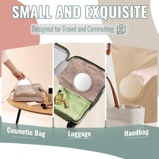 Auxmir Espejo Maquillaje con Aumento 30X / 1X, Esp