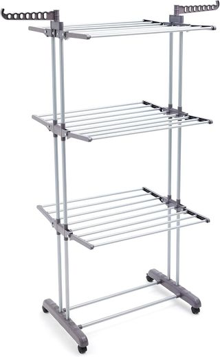 Amazon Basics Tendedero tipo torre, para interior,