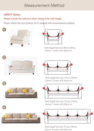 Fundas Sofa Elasticas 1/2/3/4 Plazas,Cubre Sofa,Fu