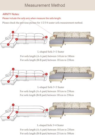 Fundas Sofa Elasticas 1/2/3/4 Plazas,Cubre Sofa,Fu