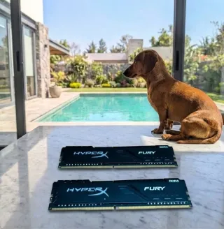 Fury Hyperx 16GB (2×8) 2666MHz DDR4 Nueva