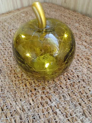 Manzana Decorativa Cristal verde