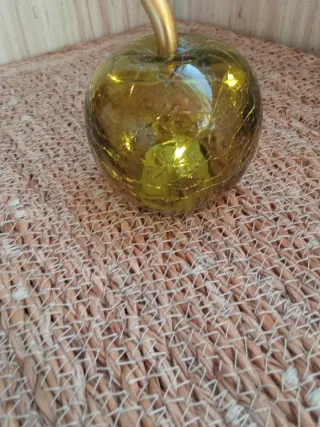 Manzana Decorativa Cristal verde