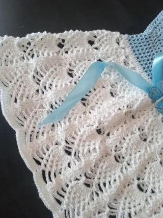 Vestido bebé crochet