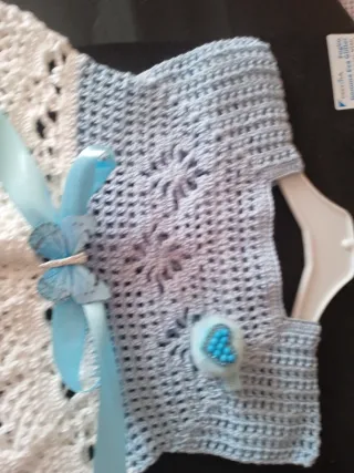 Vestido bebé crochet