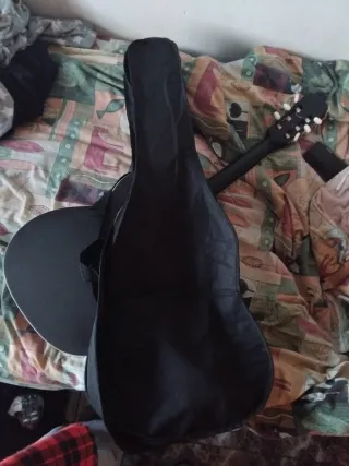 Guitarra Española Negra