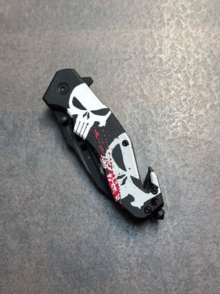 Navaja Albainox 8cm de Hoja Calavera