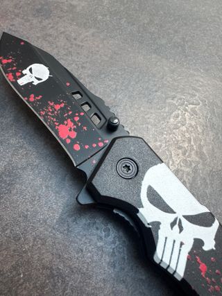 Navaja Albainox 8cm de Hoja Calavera