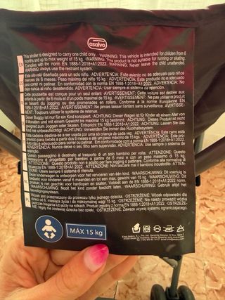 Sillita de paseo ligera y plegable