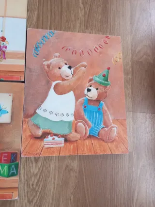 Lote de 3 cuadros decorativos ositos