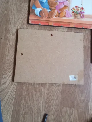 Lote de 3 cuadros decorativos ositos