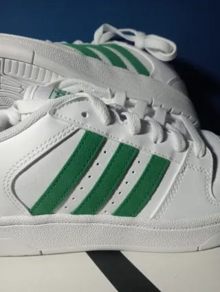 Scarpe Adidas Break Start bianche e verdi