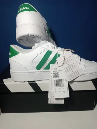 Scarpe Adidas Break Start bianche e verdi
