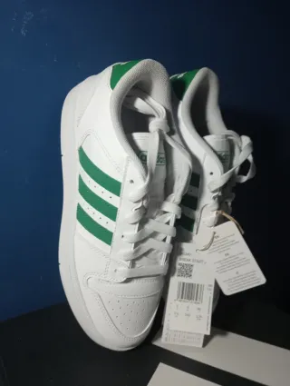 Scarpe Adidas Break Start bianche e verdi