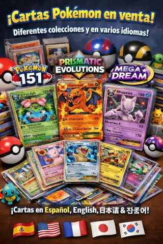 Cartas para completar tu colección de Pokémon