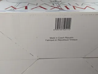 6 Copas de vino tinto en cristal Bohemia