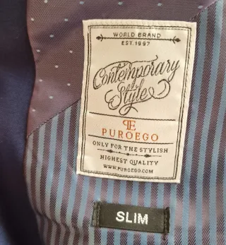 Traje de hombre Puro Ego azul
