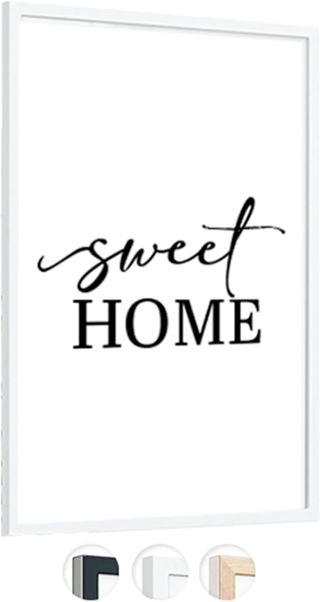 edihome, Marco 50x70 cm, Marcos de Fotos, Madera,