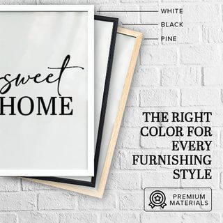 edihome, Marco 50x70 cm, Marcos de Fotos, Madera,