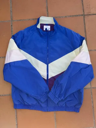 Chaqueta Vintage Chevron Azul Multicolor