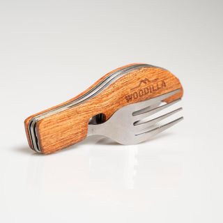 Cubiertos de camping para exterior de Woodilla - c