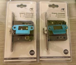 2 Cerraduras Picaporte Reversible AP