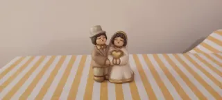 Thun Coppia Sposi Cuore Oro