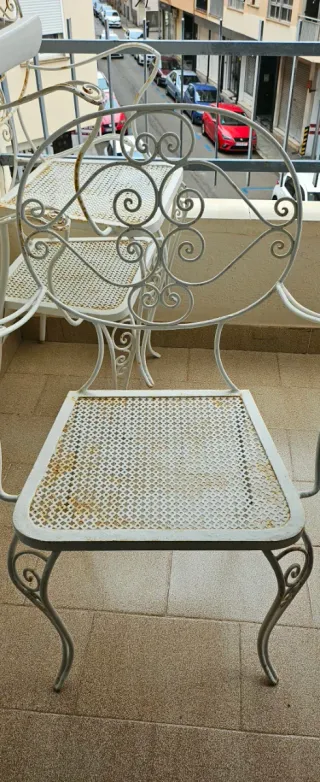Sillas de hierro forgado