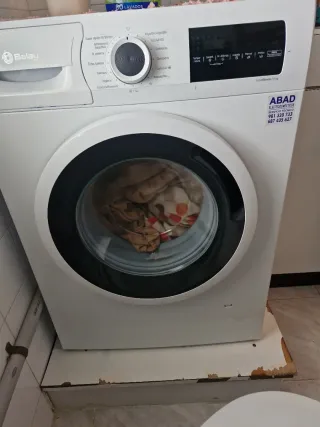 Lavadora Balay Carga Frontal Blanca 8k