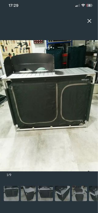 Cocina despensa camping plegable midland