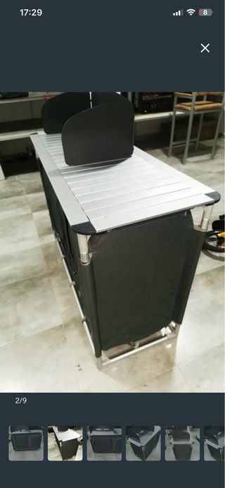 Cocina despensa camping plegable midland