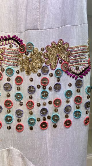 Traje Flamenca Bordado Multicolor
