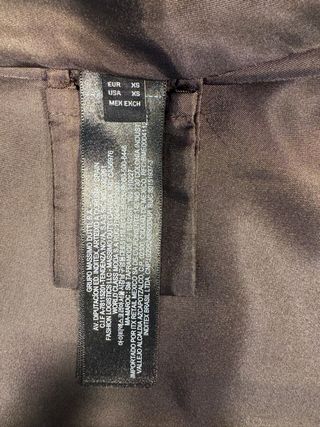 Gabardina Massimo Dutti Marrón Chocolate