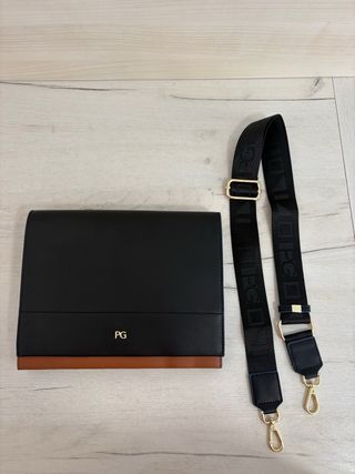 Bolso Purificación García Negro y Marrón