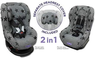 Dooky Black Uni Funda de asiento infantil (ajuste