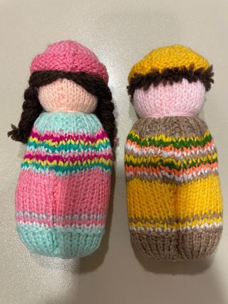 Adorabili pupazzi di lana artigianali messicani