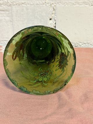 Jarrón Art Déco pintado a mano – firmado Royo