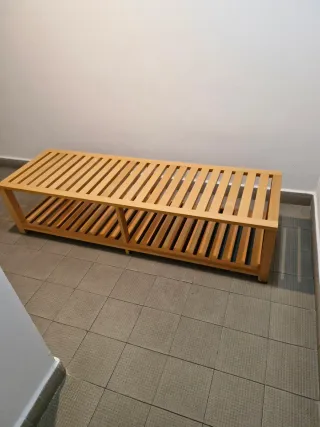 Mueble de baño bajo lavabo de madera