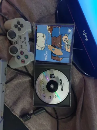 Play station 1 con tv y juego WRC