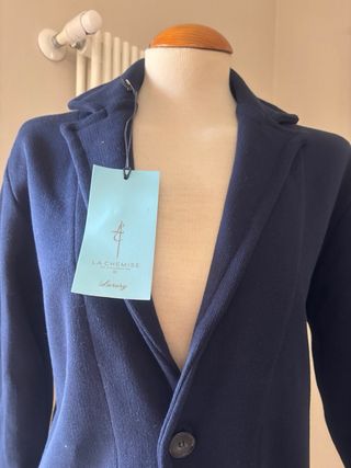 Giacca in felpa blu tg L La Chemise