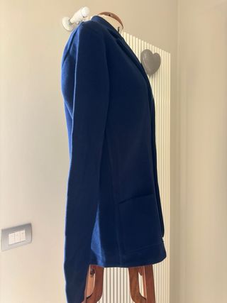 Giacca in felpa blu tg L La Chemise