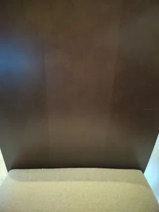 Conjunto mesa y 6 sillas en madera de nogal