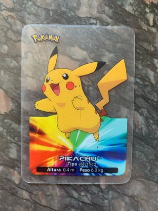 Carta Lamincard Pikachu