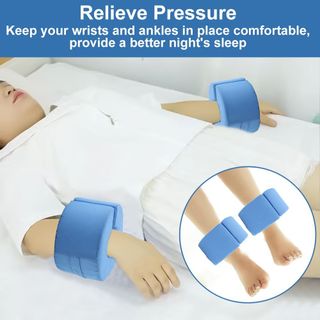 Almohada de apoyo para pies, protectores de talón,