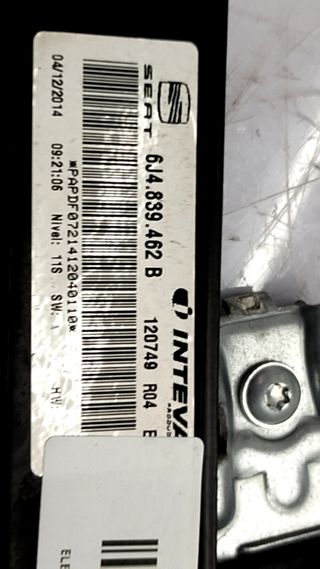 ELEVALUNAS TRASERO DERECHO SEAT IBIZA 806458