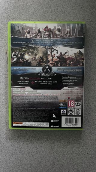 Assassin's Creed Brotherhood XBOX 360 Classics