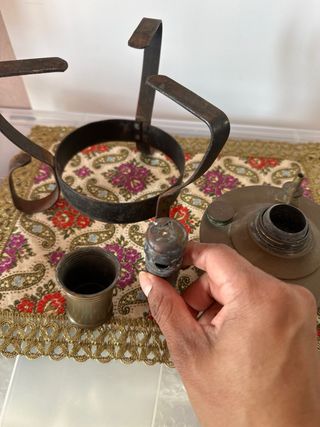 Hornillo antiguo de latón