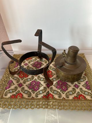 Hornillo antiguo de latón