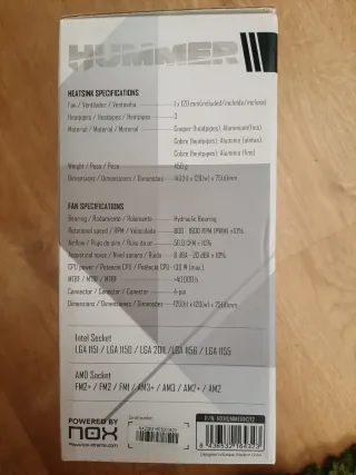 Ventilador CPU NOX HAMMER