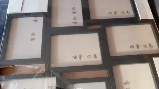 Marco fotos múltiple Ikea negro